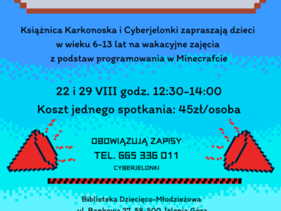 Wakacyjne zajęcia w Bibliotece Dziecięco-Młodzieżowej