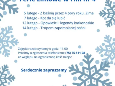 Ferie zimowe w Filii nr 4