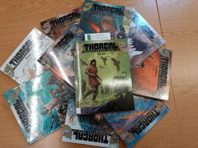 „Thorgal: Młodzieńcze lata. Tom 11 – Grym” scenariusz: Yann le Pennetier, rysunki: Roman Surżenko (komiks 15+, 48 str., 2023)
