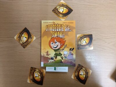 „Strzeżcie się, smoki!” tekst: Jorge Aguirre; ilustracje: Rafael Rosado; fabuła: Rafael Rosado, i Jorge Aguirre (komiks 7+, 155 str., 2019)