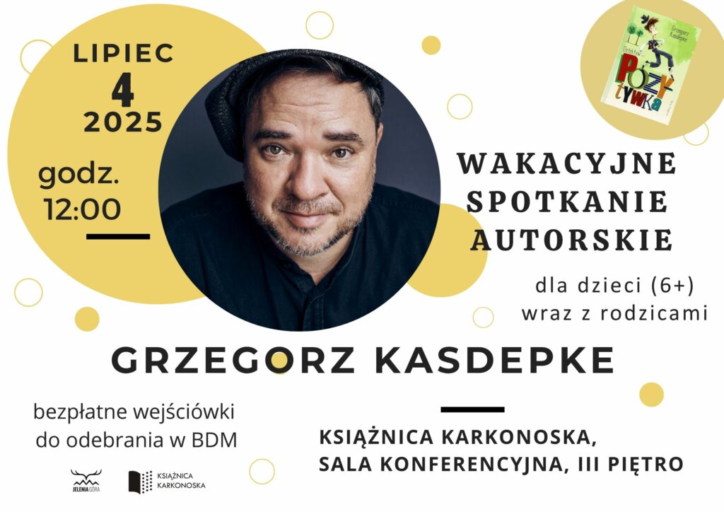 Grzegorz Kasdepke – spotkanie autorskie