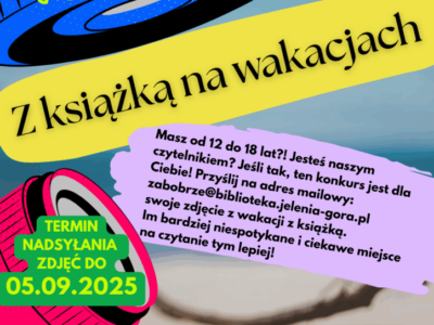 Konkurs fotograficzny „Z książką na wakacjach”