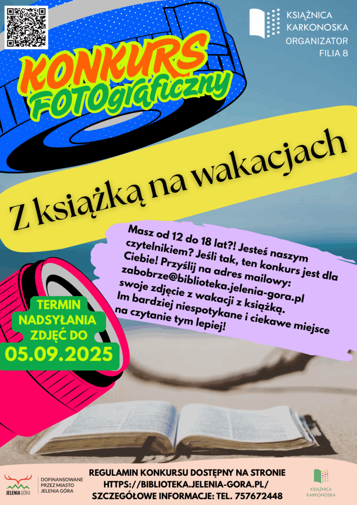 Konkurs fotograficzny „Z książką na wakacjach”