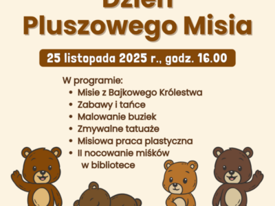 BDM: Świętuj z nami Dzień Pluszowego Misia!