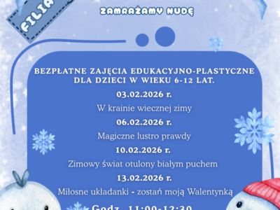 Ferie zimowe w Filii nr 3
