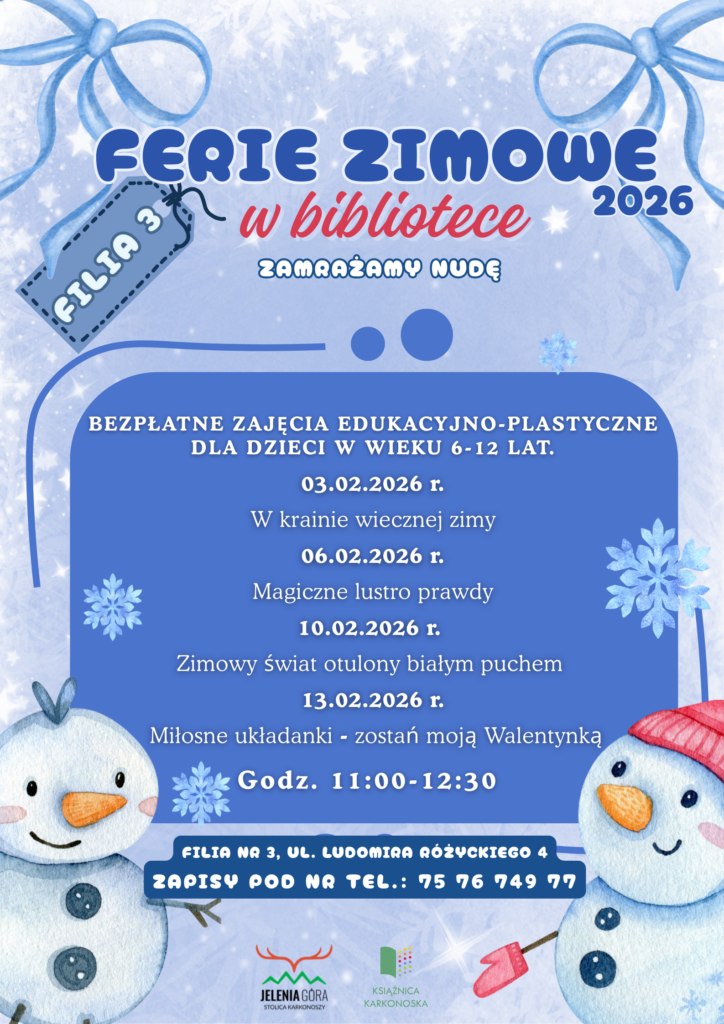 Ferie zimowe w Filii nr 3