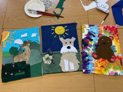 BDM: Szmatki z szufladki – szykowne obrazy z tkaniny i filcu