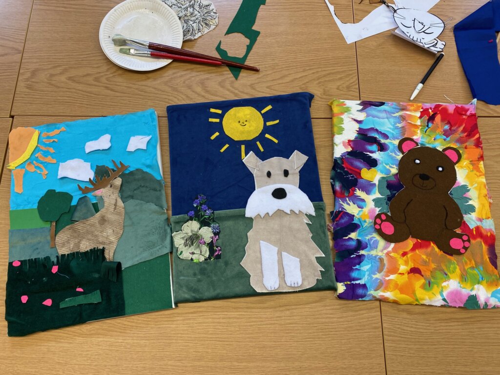 BDM: Szmatki z szufladki – szykowne obrazy z tkaniny i filcu