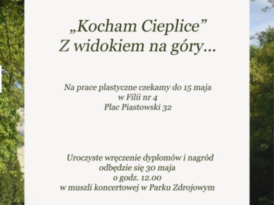 Kocham Cieplice – konkurs plastyczny