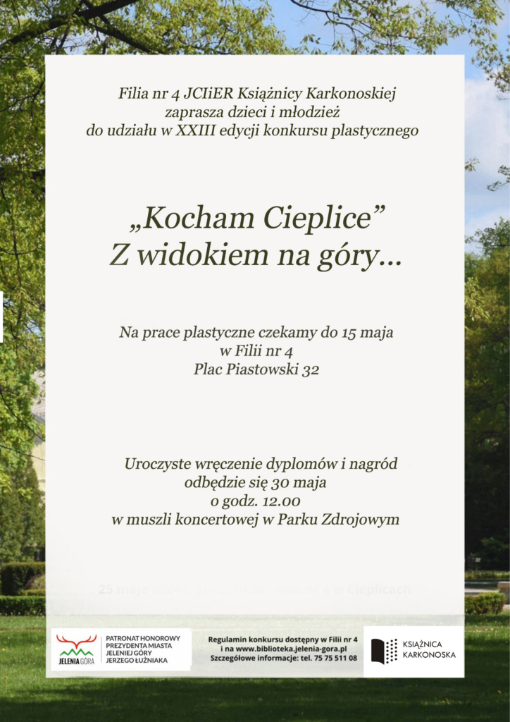 Kocham Cieplice – konkurs plastyczny