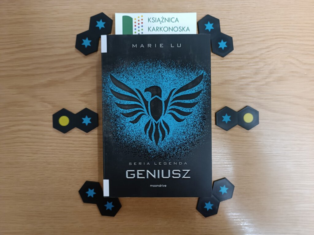 „Legenda: Geniusz” Marie Lu (powieść SF – dystopia 14+, 400 str., 2022)