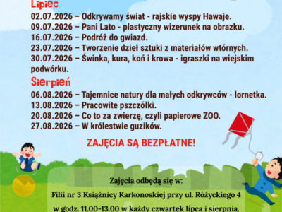 Wakacje w bibliotece – Filia nr 3