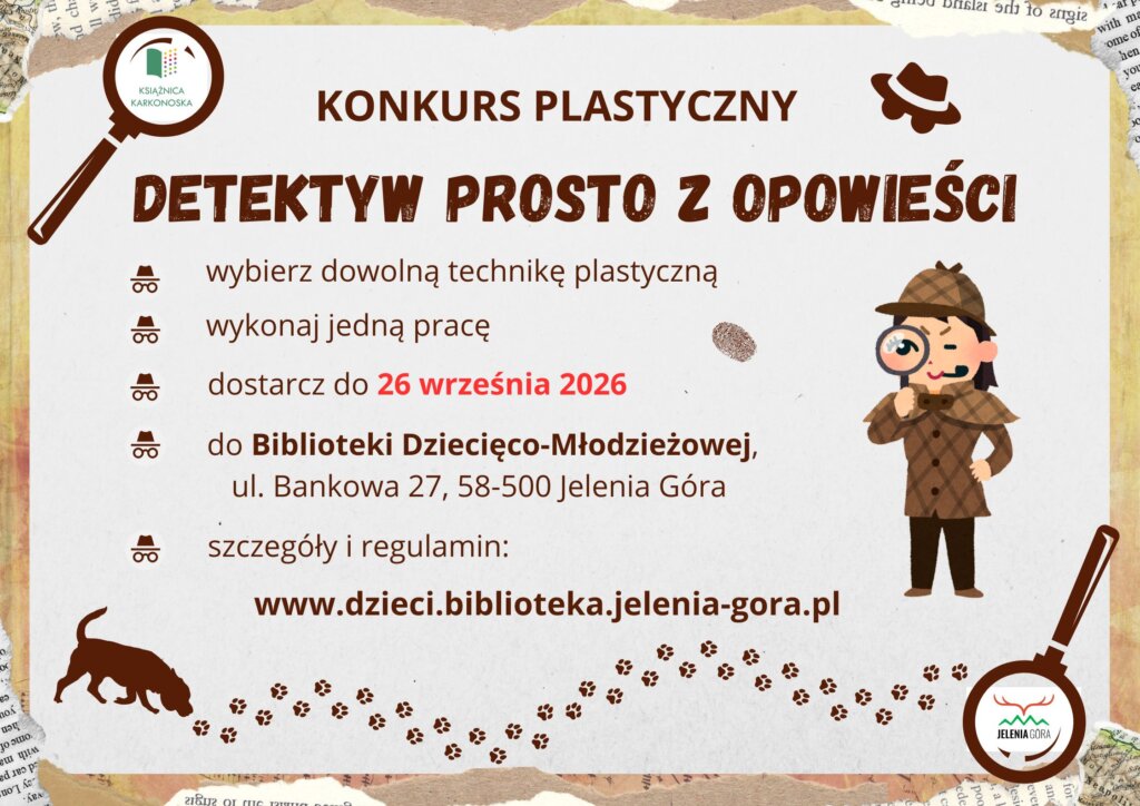 Konkurs plastyczny „Detektyw prosto z opowieści”