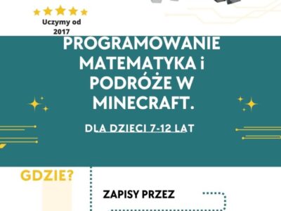 Programowanie, matematyka i podróże w Minecraft