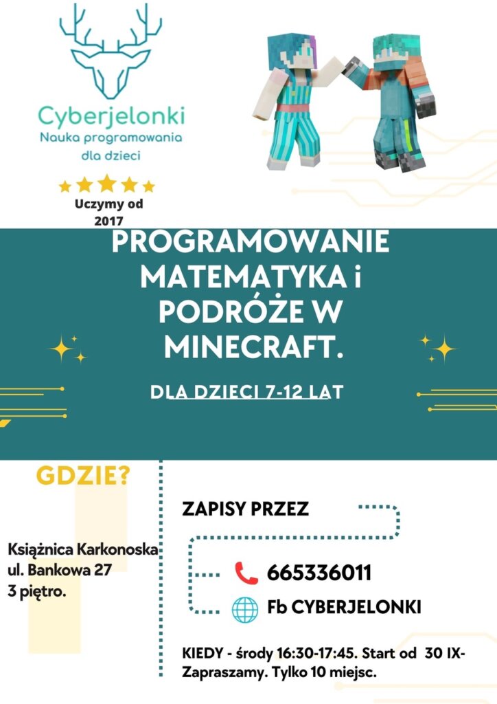Programowanie, matematyka i podróże w Minecraft