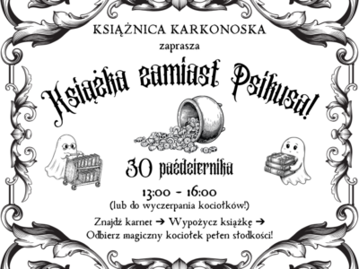Książka zamiast psikusa – magiczna przygoda w Książnicy Karkonoskiej
